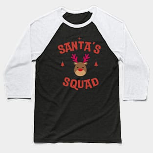 Santa's Squad Baseball T-Shirt